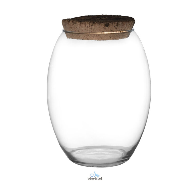 Terrario GRANT BN 25 cm- Tapa Corcho - Imagen 2