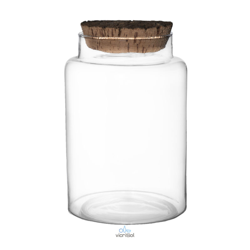 Terrario JEIMY 30 cm- Tapa Corcho Natural