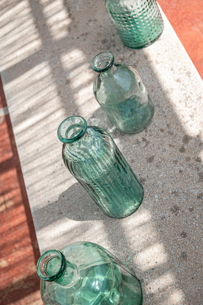 Botella FLOR 21 cm - Reciclado - Imagen 4