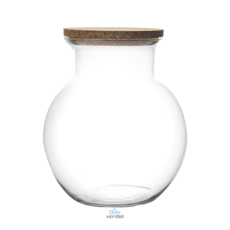 Terrario SINGAPUR 27 cm - Tapa Corcho
