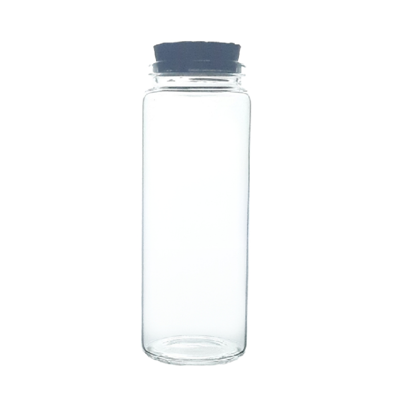 MINI TERRARIO Botella Cil 12 cm - Tapa Corcho