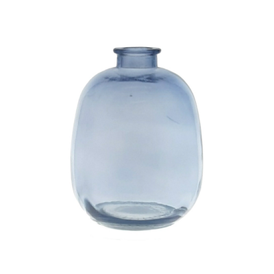Botella Ovalada 12 cm- Color Azul