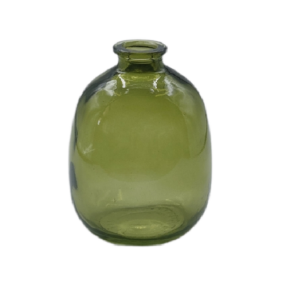 Botella Ovalada 12 cm- Color Verde