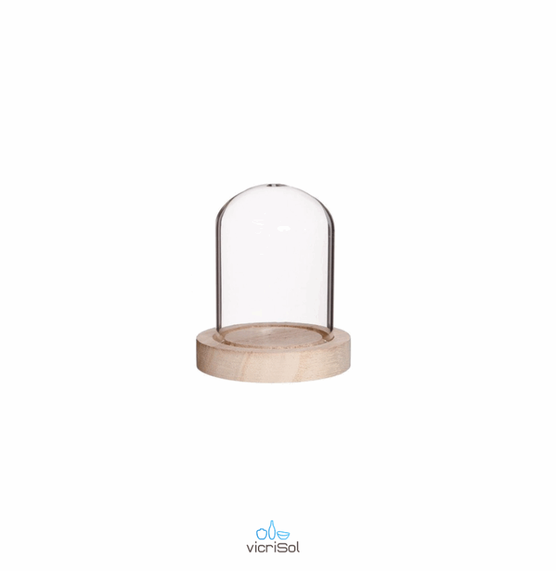 CUPULA 8x6 cm- Base Madera