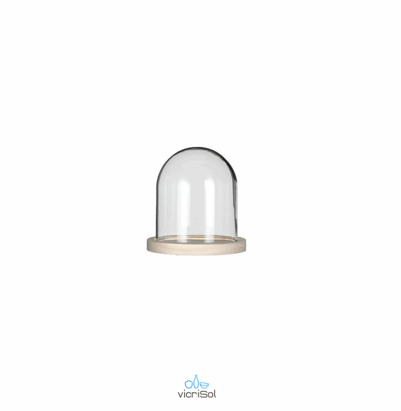 CUPULA 9x8 cm- Base Madera