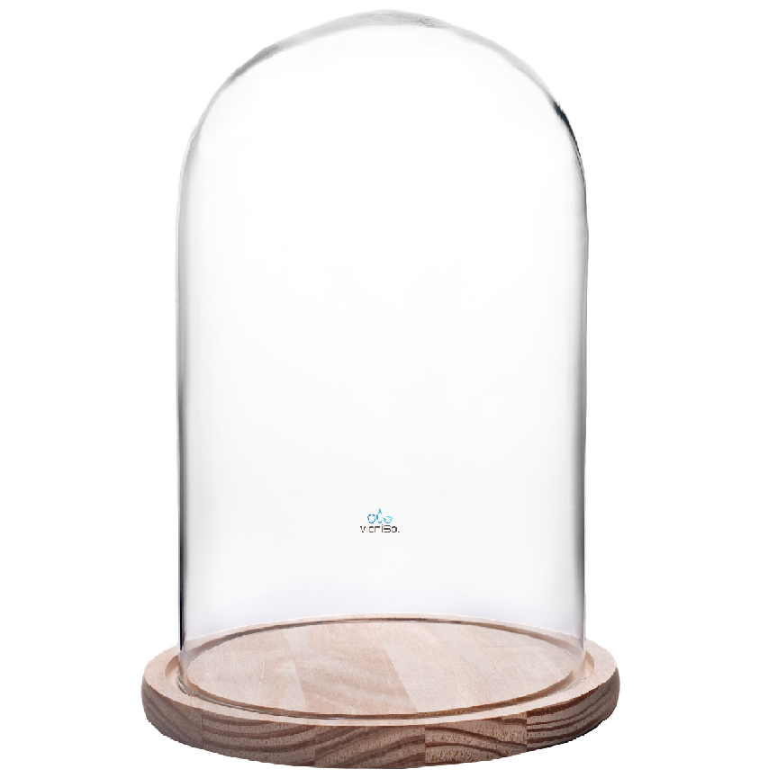 Cúpula 50x30 cm EXBL - Base de Madera