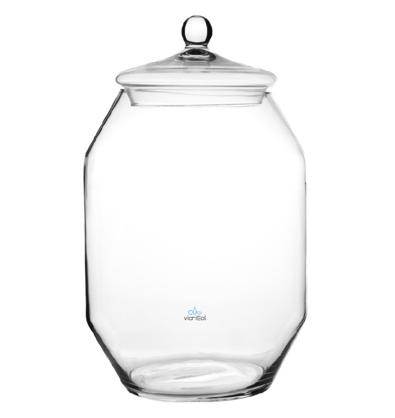 Terrario Nikko 40 cm con Tapa de Vidrio