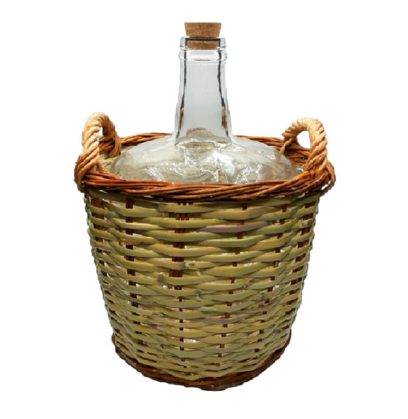 Garrafa 8 ltr. Boca Estrecha + Funda Caña