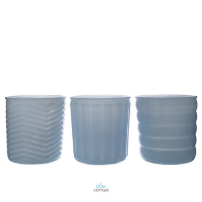 MACETAS AZULES