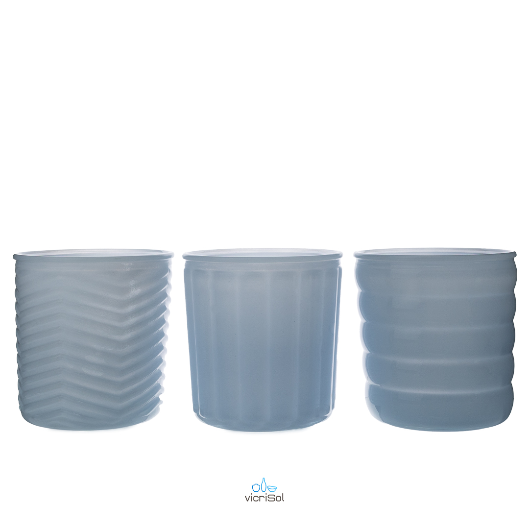 MACETAS AZULES