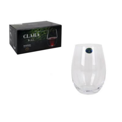 PACK 6 VASOS CLARA BOHEMIA 560 CC