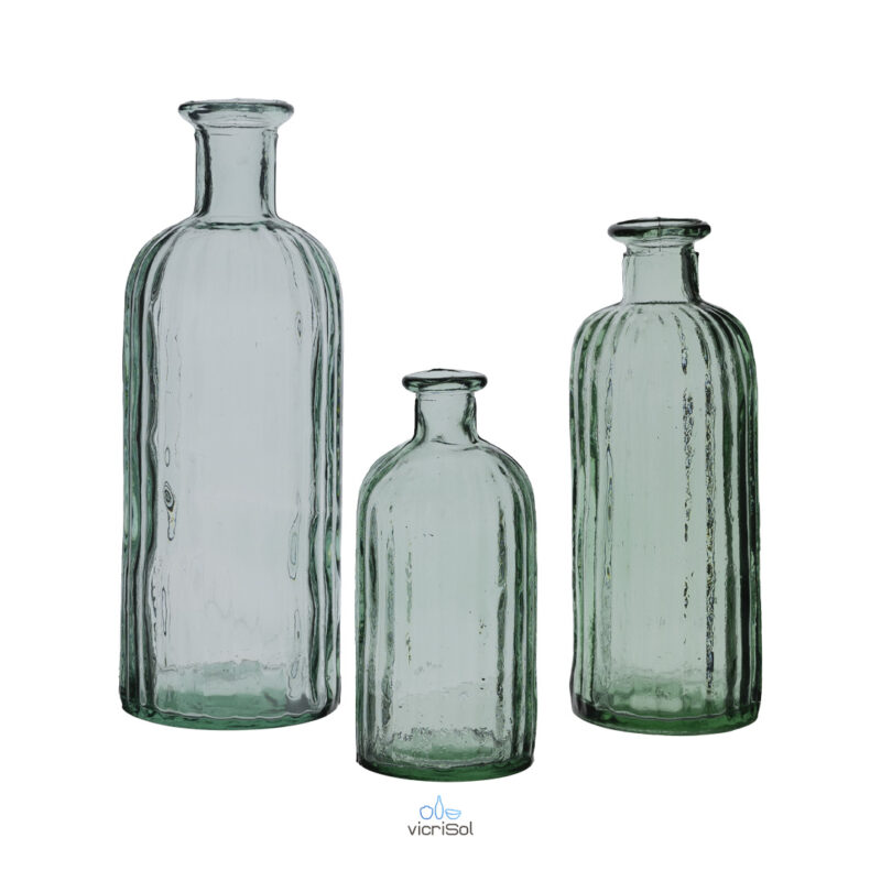 Botella BRUSELAS Rayas 20 cm - Reciclado - Imagen 2
