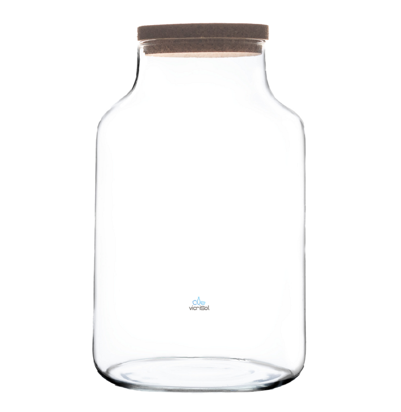 Terrario Florero Speedy 30 cm- Tapa Corcho