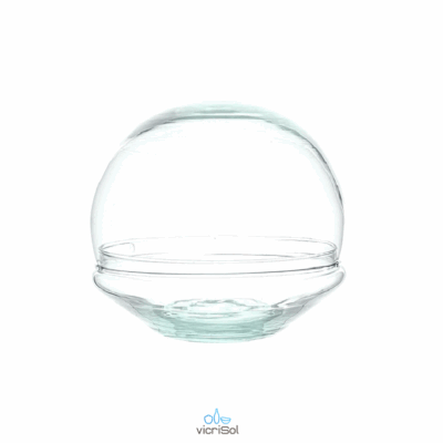 TERRARIO ESFERA 20 CM-BASE CONICA