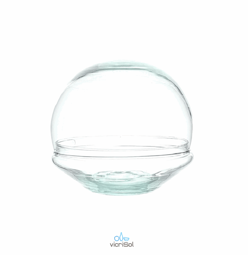TERRARIO ESFERA 20 CM-BASE CONICA