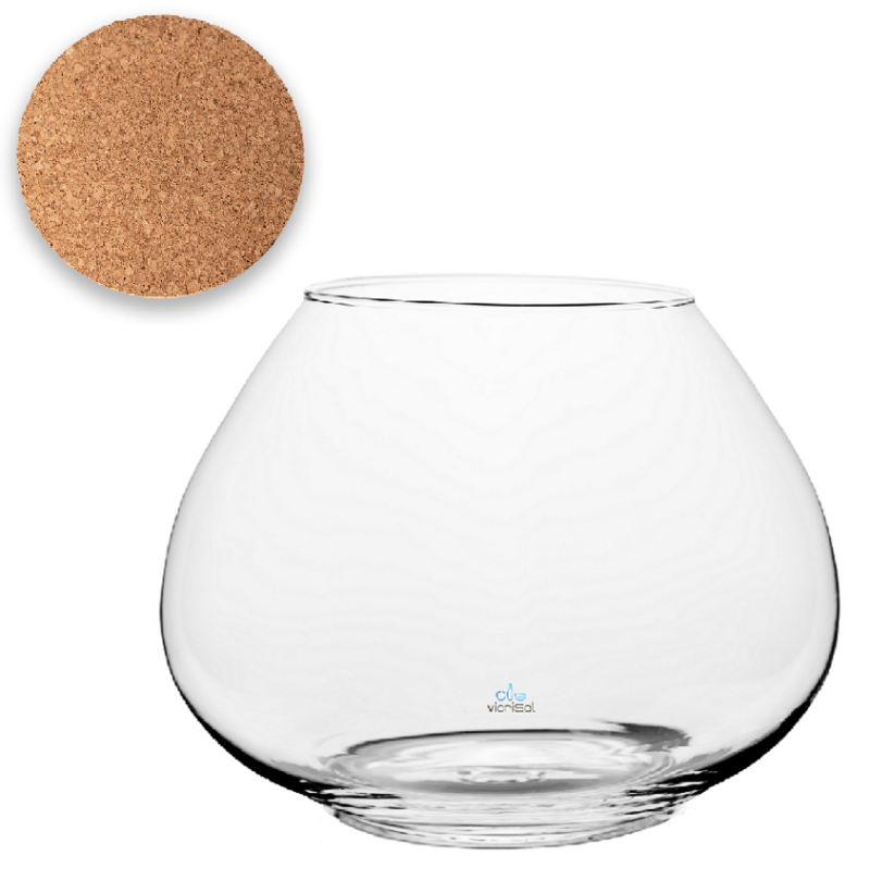 TERRARIO ISIDE 25 CM TAPA CORCHO