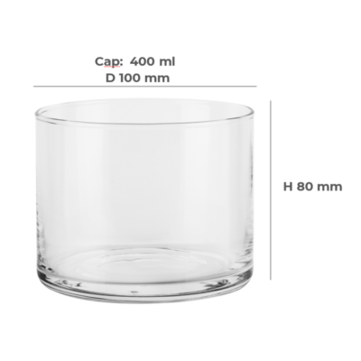 Vaso 400 ml nº628 - Pack 12 unidades