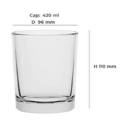 Vaso 420 ml nº831