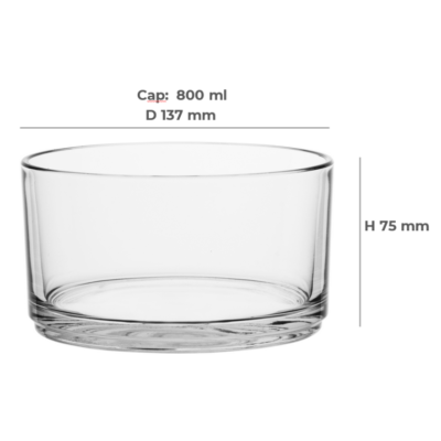 Vaso 800 ml nº475