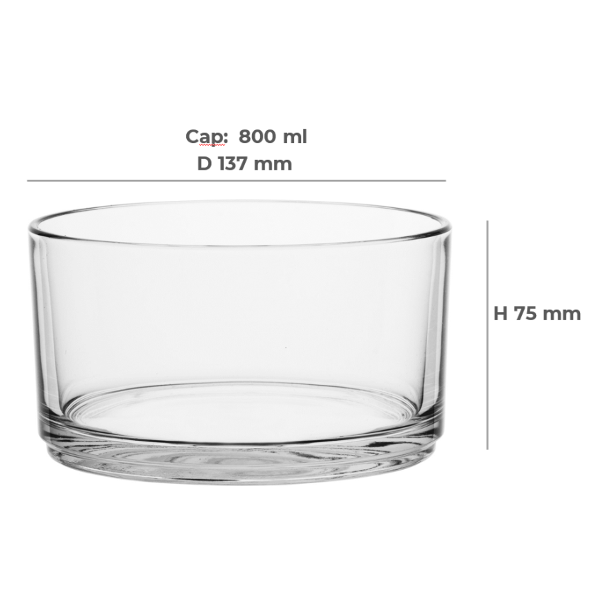 Vaso 800 ml nº475