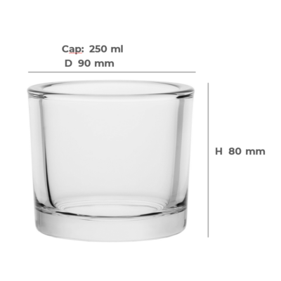Vaso Heavy 250 ml nº842