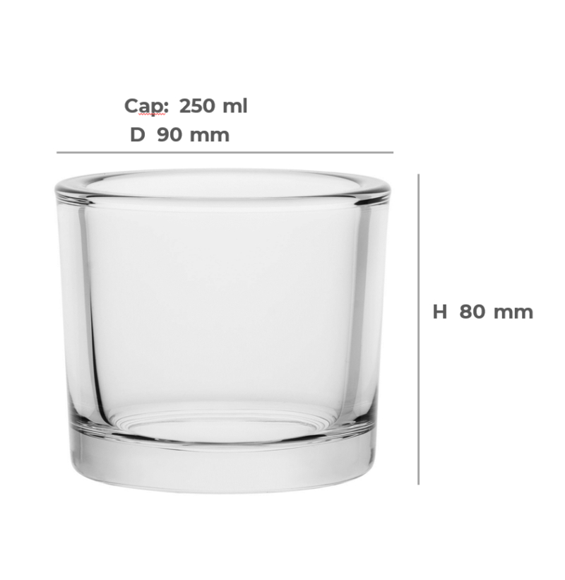 Vaso Heavy 250 ml nº842