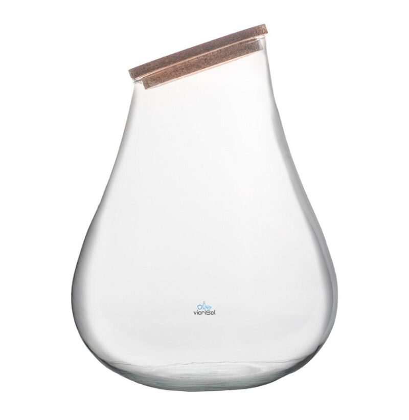 Terrario Kumbolo 33 cm con Tapa de Corcho